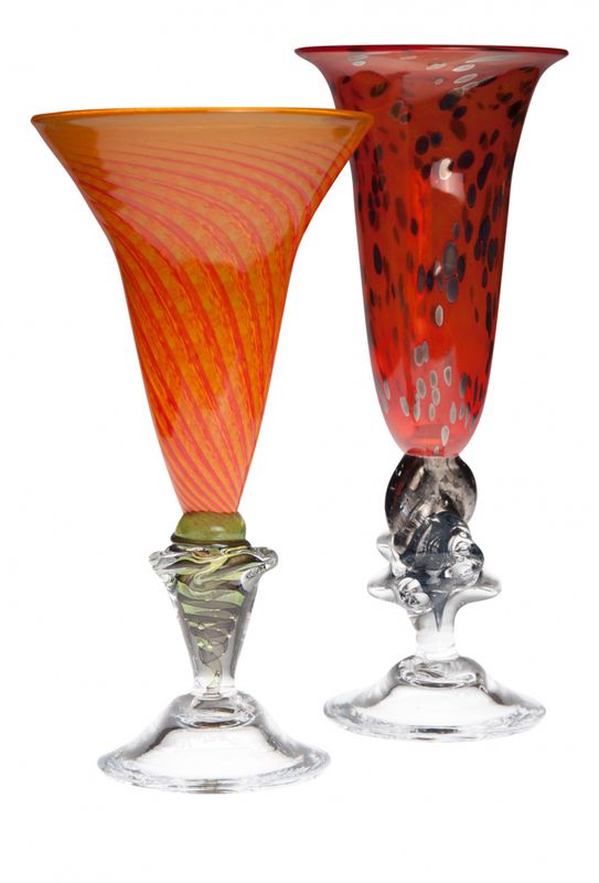 Fjær rød og Sommerminner orange