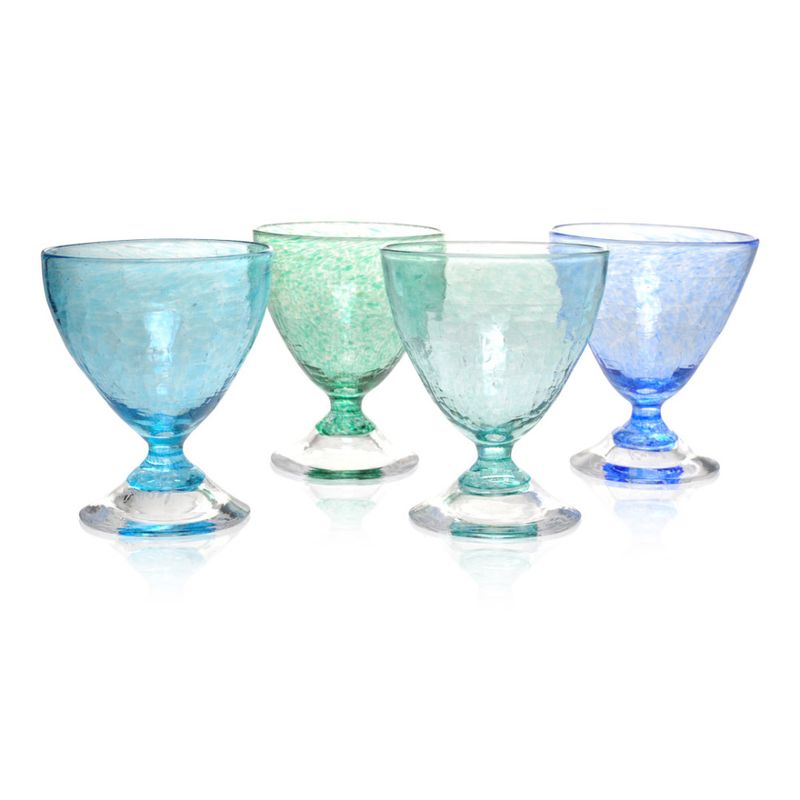 Rustikk småglass, mosegrønn