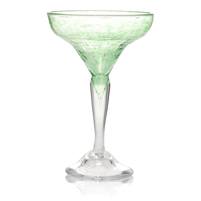 Kunstglass- Rustik boble mosegrønn