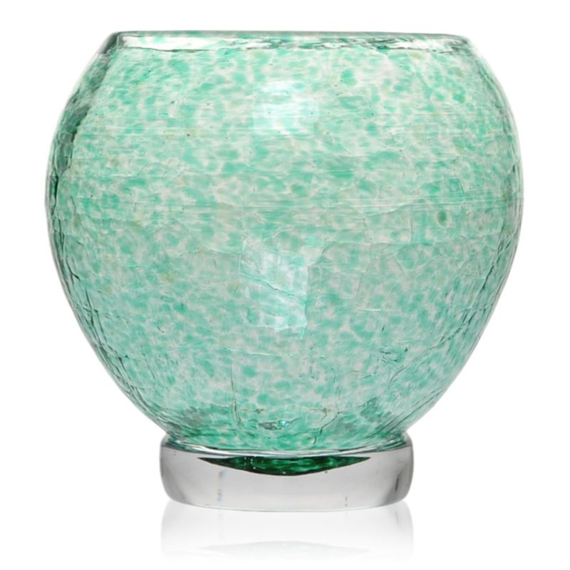 Rustikk bordlykt, mørk grønn