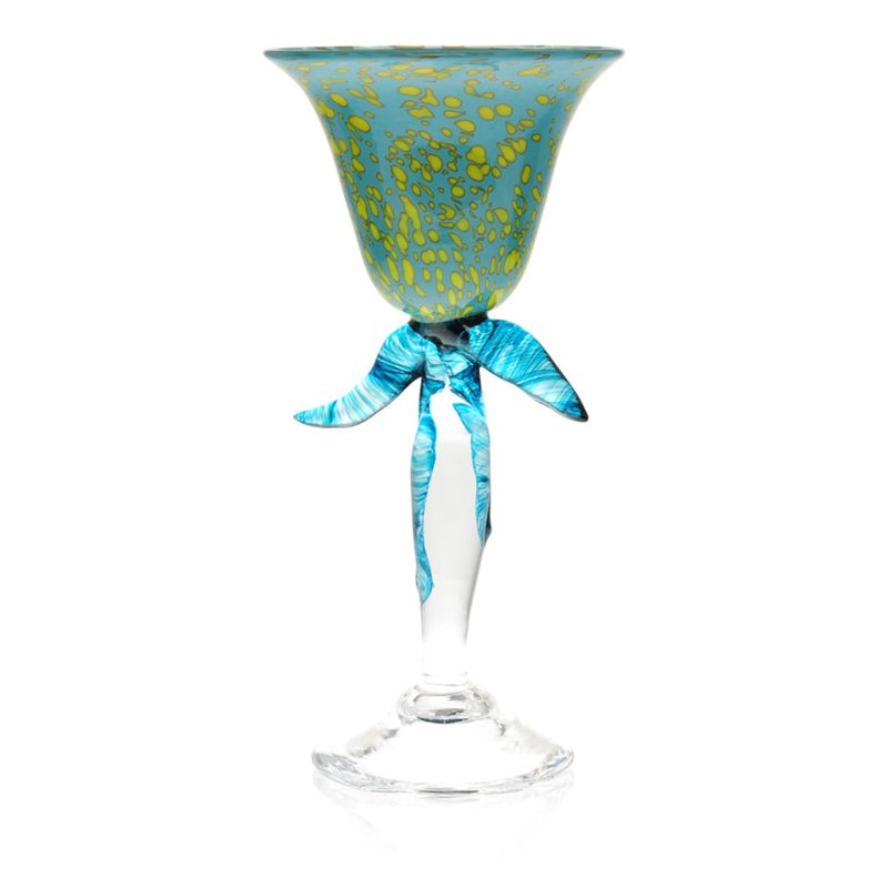 Kunstglass - Tropisk turkis 