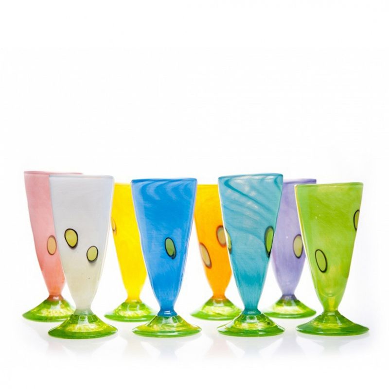 Kunstglass cirkus liten lilla
