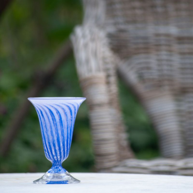 Kunstglass Sommerminner lilla - små