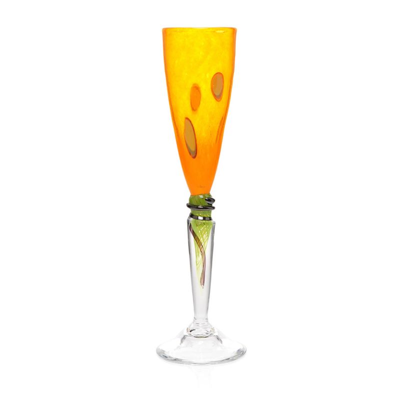 Kunstglass - Cirkus - orange, medium