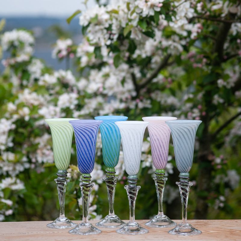 kunstglass sommerminner rosa medium