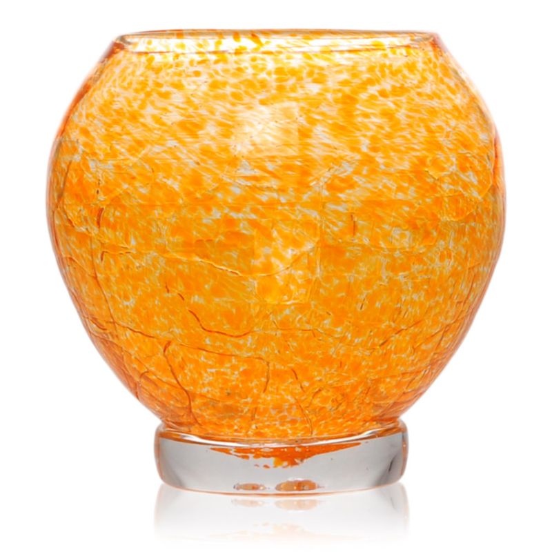 Rustikk bordlykt, orange