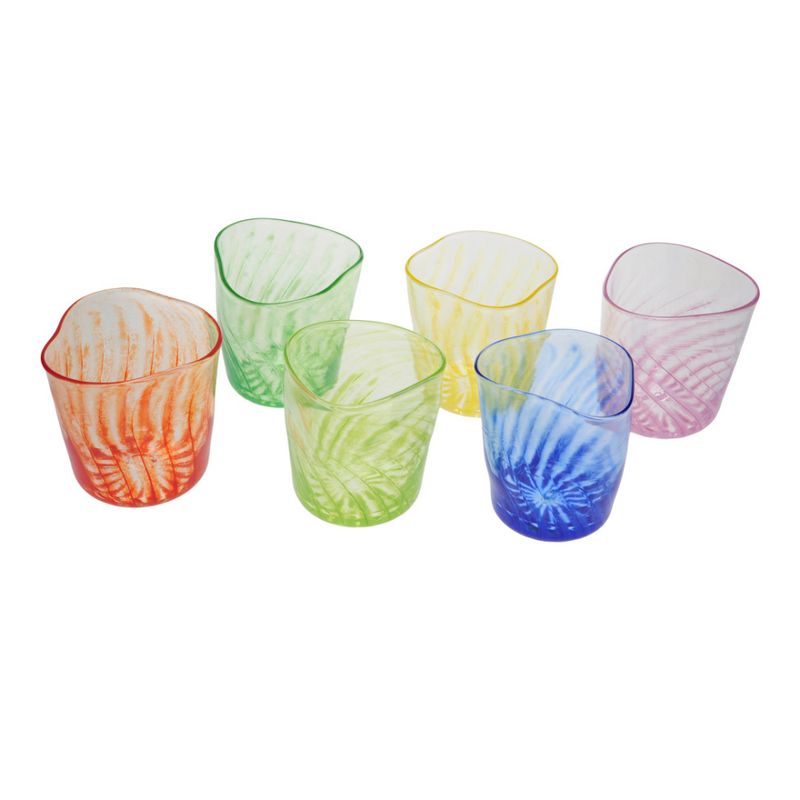 Hverdagsglass - 6 stk Bølge 