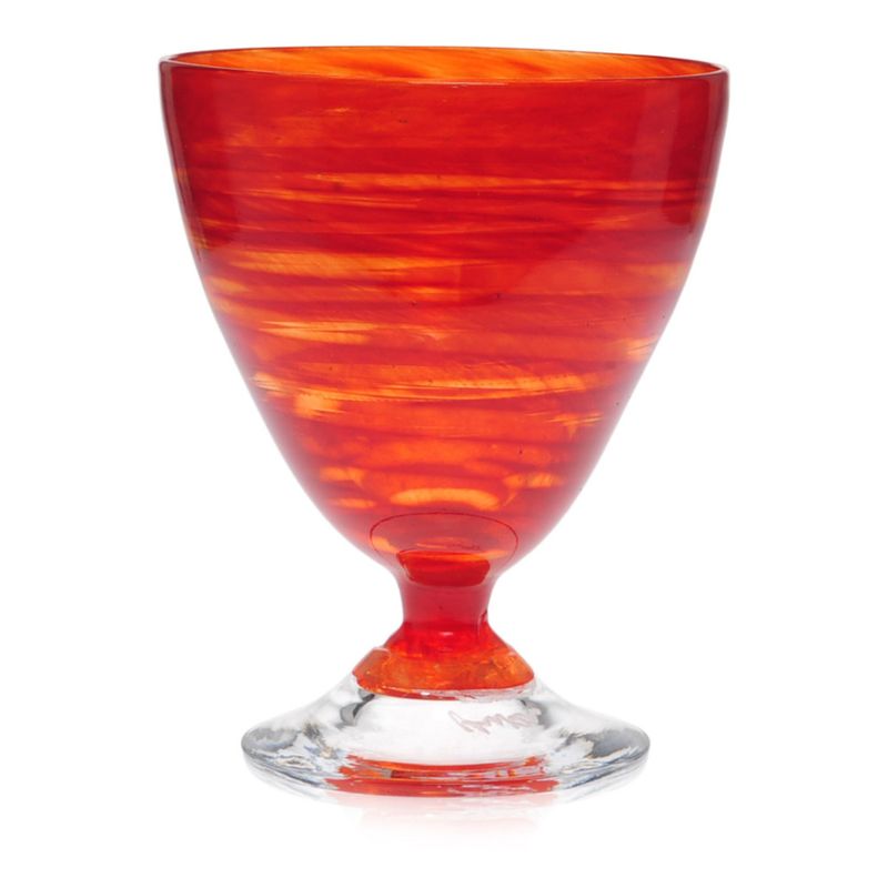 Sand Farrisglass Lavarød