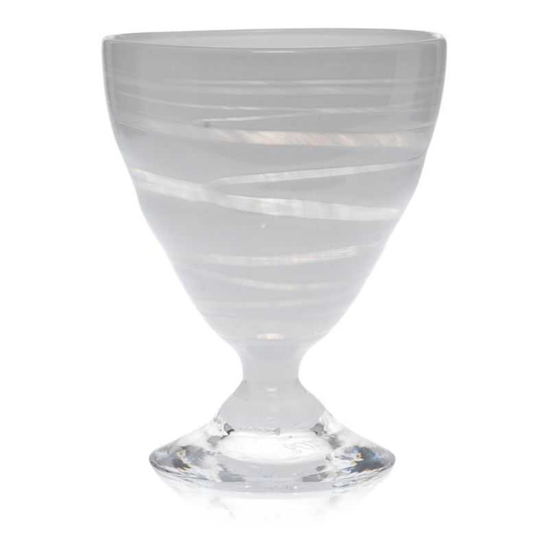 Sand Farrisglass Hvit